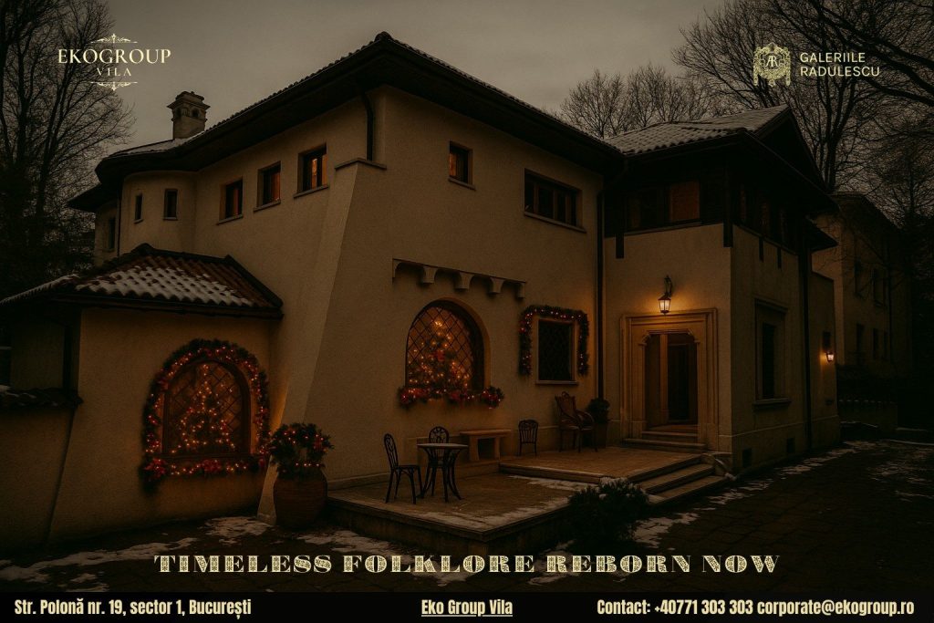 Legende de Crăciun readuse la viață într-o vilă istorică: Crăciunul anilor ’30 la Eko Group Vila